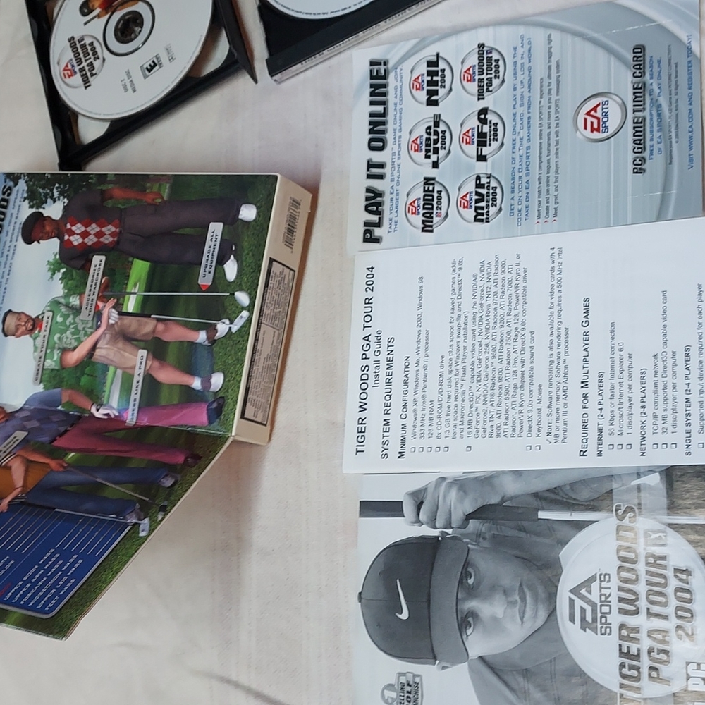 Tiger woods PGA tour game 2004